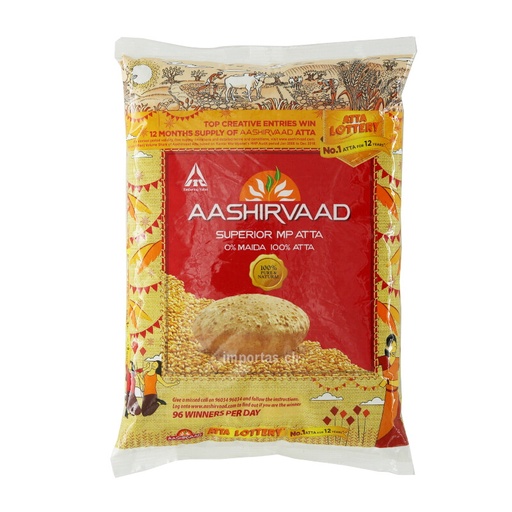 [9334625005456] AASHIRVAAD Whole Wheat Atta 2kg